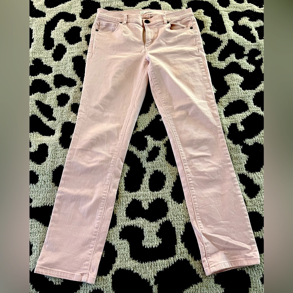 LOFT Ankle Length Pants in Pale Pink, Size 26